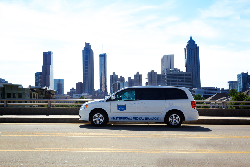Medical transport coach interior